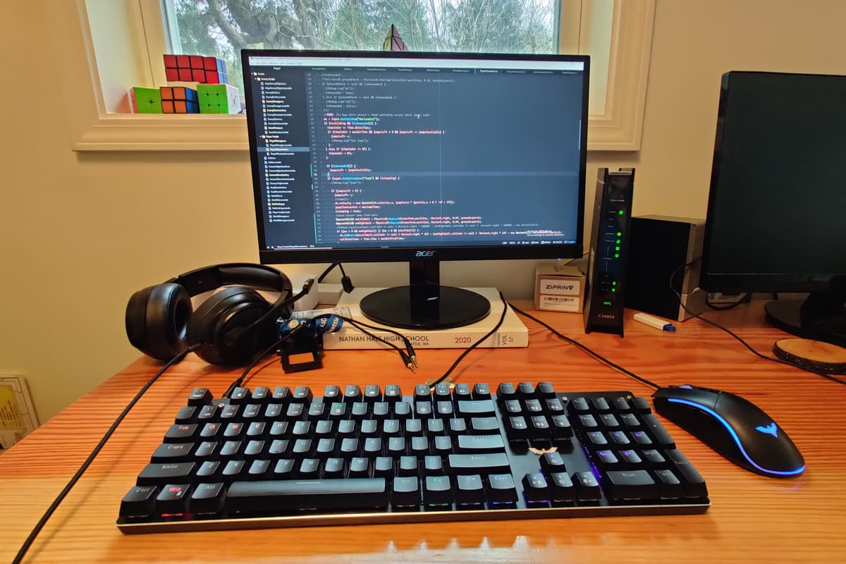 Coding laptop