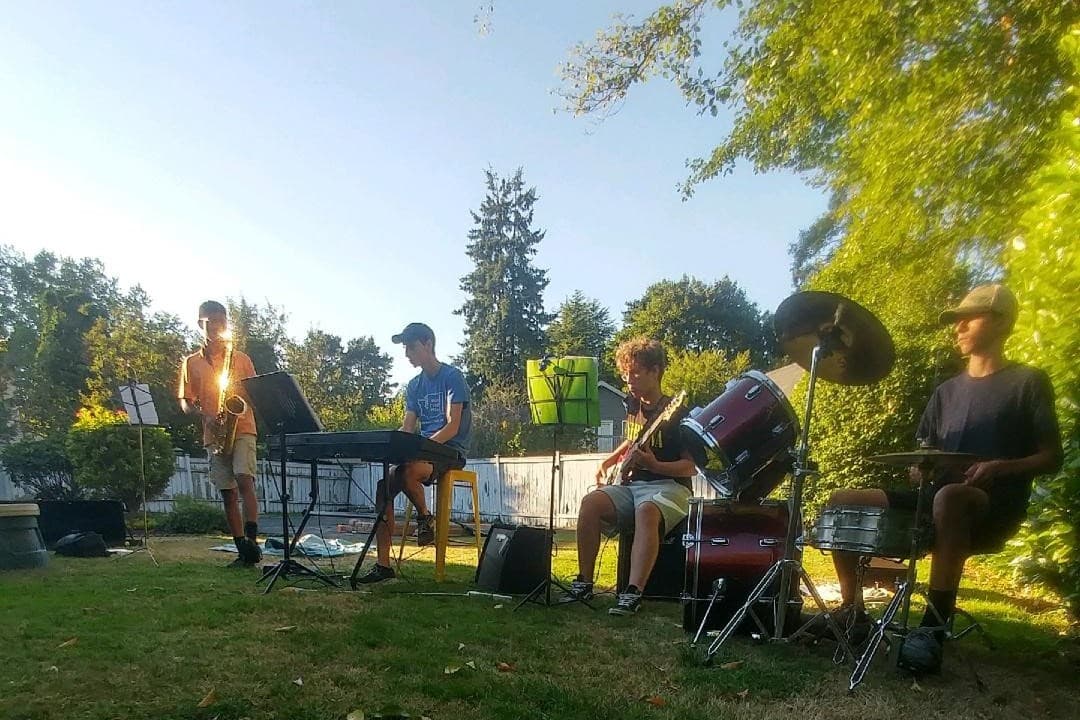 Jazz band setup